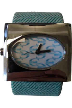 Roberto Cavalli Quarzuhr Edelstahl Lederband Blau Silber - R7251700025 - Verkäufer: Gigandet