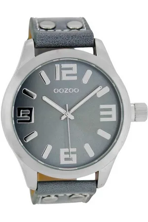 Oozoo Quarzuhr Damen Armbanduhr Timepieces C1060, (Analoguhr), Damenuhr rund, extra groß (ca. 46mm) Lederarmband, Fashion-Style - Verkäufer: Fit4Style Silberschmuck - IMPPAC