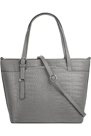 Cluty Henkeltasche, echt Leder, Made in Italy