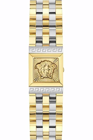 VERSACE Quarzuhr REVEAL VE0C00125, Armbanduhr, Damenuhr, Swiss Made, Edelstahlarmband, analog