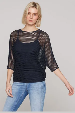 Soccx Sweater mit Fledermausärmeln