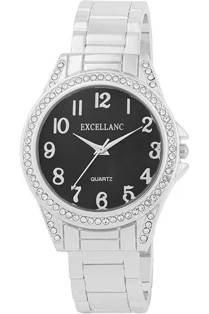 Excellanc Quarzuhr 1800263 Spangenuhr mit Metallarmband und Similibesatz, modern - Verkäufer: Shaghafi GmbH