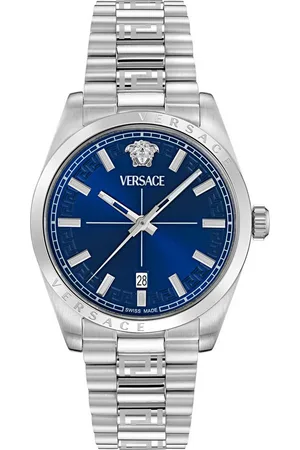 VERSACE Quarzuhr MILLENYIUM GENT VE0G00325, Armbanduhr, Herrenuhr, Swiss Made, Edelstahlarmband, analog, Datum
