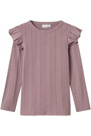 NAME IT Sweatshirt NMFJulia (1-tlg) Lochmuster - Verkäufer: Mary & Paul