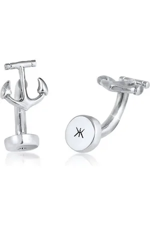 Kuzzoi Manschettenknöpfe Anker Symbol Maritim edel 925 Silber, Anker - Verkäufer: JULIE & GRACE GmbH