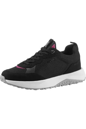 HUGO BOSS Kane Runn Sneaker im trendigen Materialmix, Freizeitschuh, Halbschuh, Schnürschuh