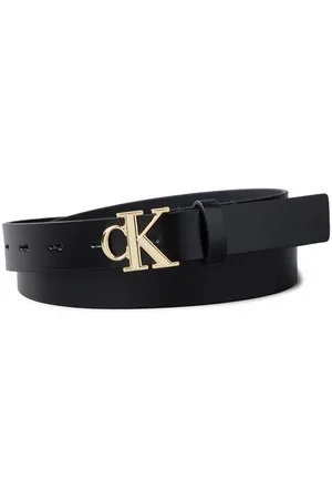 Calvin Klein Ledergürtel Monogram Plaque Buckle 30MM