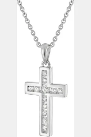 trendor Kette mit Anhänger Mit Kreuz 925 Silber Rhodiniert - Verkäufer: uhrcenter