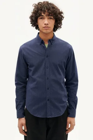 Thinking Mu Langarmhemd Microchecks Ant Shirt - Verkäufer: www.glore.de