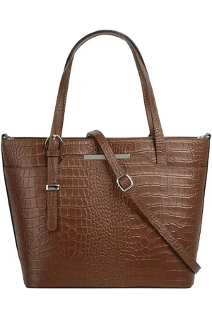 Cluty Henkeltasche, echt Leder, Made in Italy