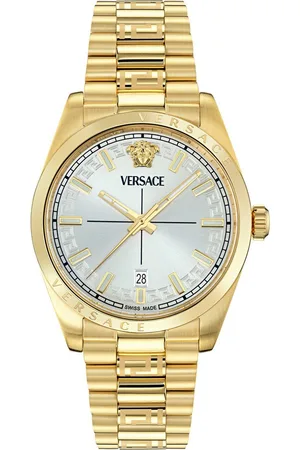 VERSACE Quarzuhr MILLENYIUM GENT VE0G00625, Armbanduhr, Herrenuhr, Swiss Made, Edelstahlarmband, analog, Datum