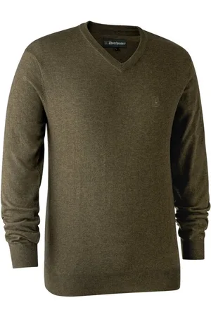 Deerhunter Outdoorhemd Kingston Pullover mit V-Ausschnitt Cypress - Verkäufer: Stordeur Jagd und Outdoor
