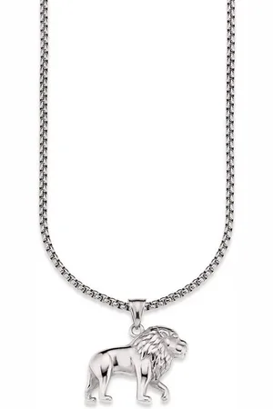 Bruno Banani Kette mit Anhänger Schmuck Geschenk Halskette Löwe, Venezianerkette