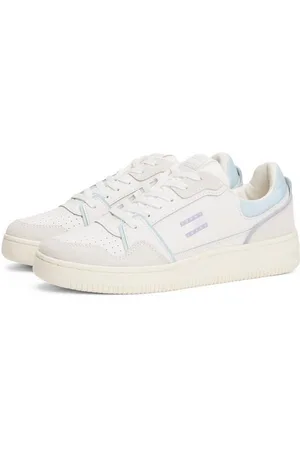 Tommy Hilfiger TJW RETRO BASKET SNEAKER Keilsneaker, Schnürschuh, Halbschuh, Freizeitschuh mit seitlicher Logoflagge