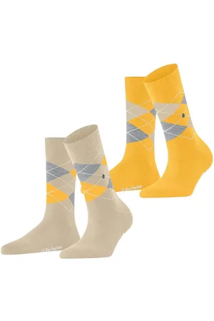 Burlington Socken Everyday Argyle (2-Paar) aus weicher gekämmter Baumwolle - Verkäufer: FALKE