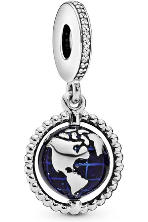 PANDORA Bead Charm Damen 798021CZ Silber drehender Globus - Verkäufer: Juwelier SCHWAHN