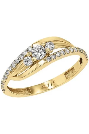 Amor Goldring Ring für Damen, Gold 375, Zirkonia synth. (Ring, 1-tlg) - Verkäufer: GmbH