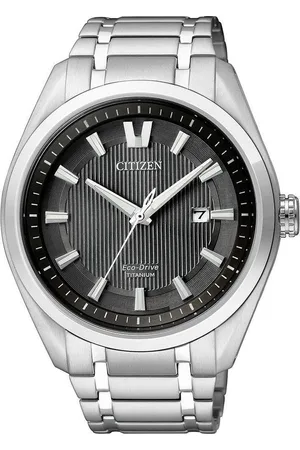 Citizen Solaruhr Super Titanium AW1240-57E, Armbanduhr, Herrenuhr, Titan, Datum, Saphirglas