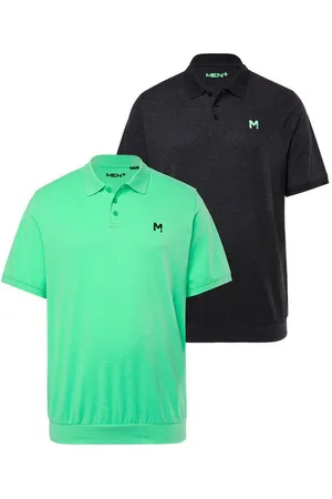 Men Plus Poloshirt Men+ Poloshirts 2er-Pack Bauchfit Basic Piqué - Verkäufer: Popken Fashion Group