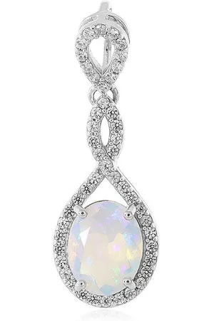 Cavill Anhänger Set Äthiopischer Welo Opal & Zirkon Silber-Anhänger, 2,02ct (1-tlg) - Verkäufer: Juwelo Deutschland GmbH
