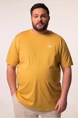 Men Plus T-Shirt Men+ T-Shirt Halbarm kleiner Print bis 8 XL - Verkäufer: Popken Fashion Group