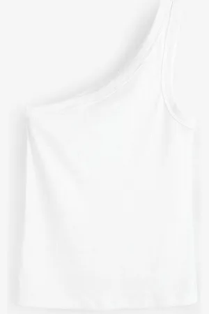 Next Trägertop Geripptes One-Shoulder-Top (1-tlg) - Verkäufer: Germany GmbH