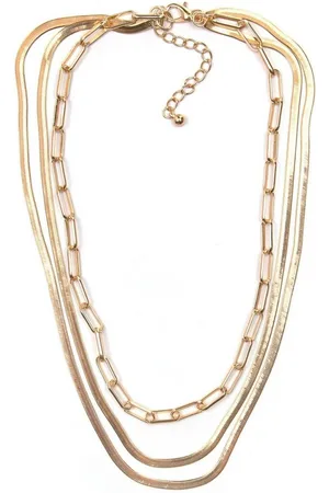 Firetti Collier Halsschmuck Layering-Look Gliederkette