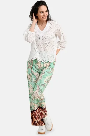 Bicalla Culotte Palazzo Panneaux - 12/green-brown (1-tlg) - Verkäufer: SENSCOIN GmbH