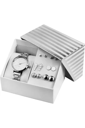 Excellanc Schmuckset Hadil Geschenkset Damen, Uhr, sechs Paar Ohrstecker, (Einzeln, inkl. Schmuckbox), Damen Geschenkset - Verkäufer: Shaghafi GmbH