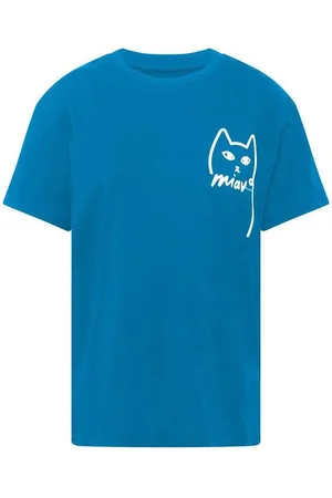Mavi T-Shirt (1-tlg) CAT PRINTED TEE - Verkäufer: ARIZONAS