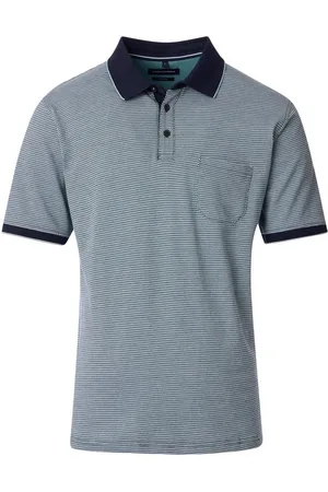 Casa Moda Poloshirt Polo-Shirt gemustert