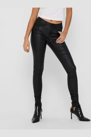 ONLY Lederimitathose ONLANNE K MID WAIST COATED PNT NOOS - Verkäufer: ARIZONAS