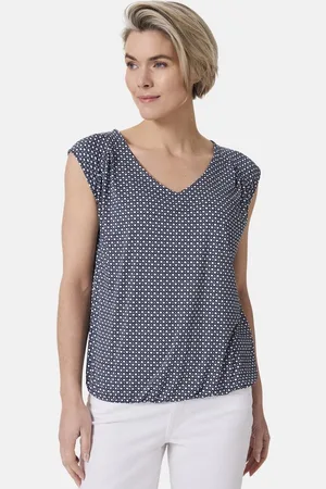 Stooker Women Shirttop VEGA Print Top Blusentop Regular Fit für Damen