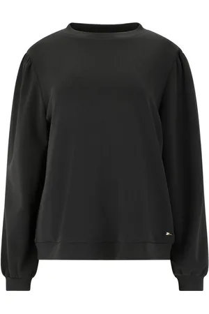 Athlecia Langarmshirt Jillnana V2 W Balloon Sleeve Sweat black - Verkäufer: Sport Schart [outdoor-trekking-fitness]