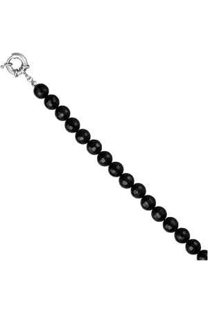 Jobo Kette ohne Anhänger, mit Onyx 60 cm