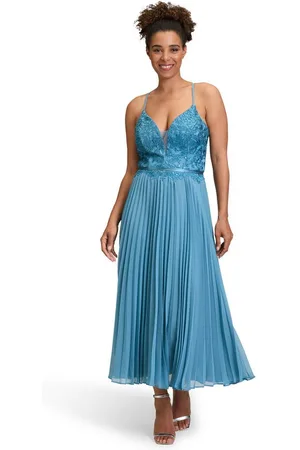 Vera Mont Abendkleid Abendkleid mit Stickerei Plissee