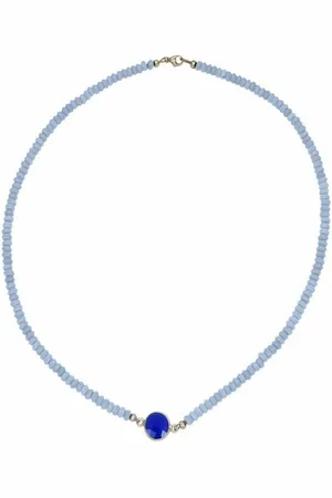 Gemshine Kette ohne Anhänger Aquamarin und Saphir, Europäischer Schmuck: Qualität liebevoll hergestellt. - Verkäufer: GoJungo GmbH