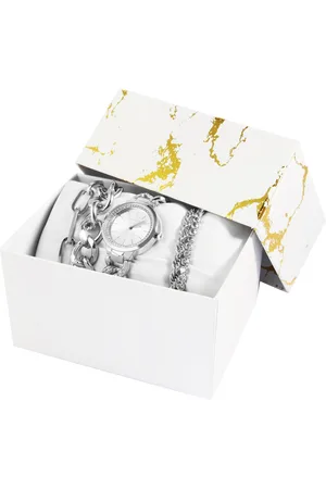 Excellanc Schmuckset 1800244 Damengeschenkset mit Armbanduhr und vier (Einzeln, inkl. Schmuckbox) - Verkäufer: Shaghafi GmbH
