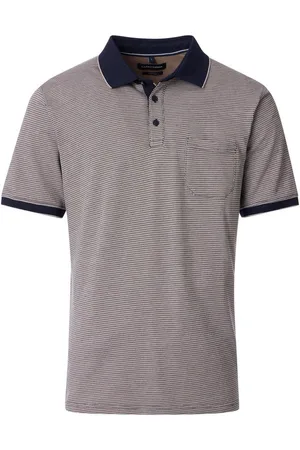 Casa Moda Poloshirt Polo-Shirt gemustert