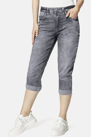 Stooker Women 7/8-Jeans LIMA Boyfriend Fit Capri Boyfriend Fit Casual Twill Capri Hose für Damen