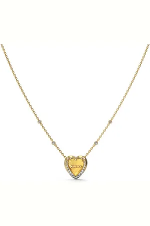 Guess Kette mit Anhänger Mon Amour Charmante vergoldete Herz-Halskette JUBN04606JWYGT/U - Verkäufer: Parfümerie Wilhelm Haas