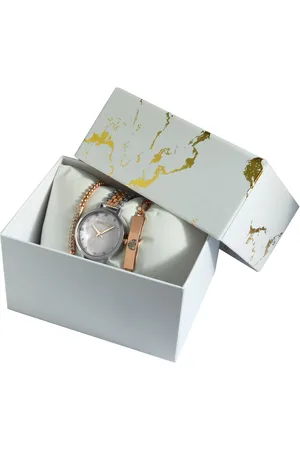 Excellanc Schmuckset 1800242 Damengeschenkset mit Armbanduhr und zwei (Einzeln, inkl. Schmuckbox) - Verkäufer: Shaghafi GmbH
