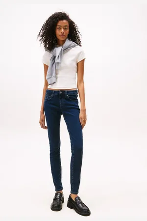 Tommy Hilfiger Skinny-fit-Jeans Sophie Low Waist Skinny mit Logo-Badge, in Knöchellänge