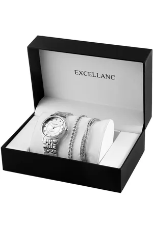 Excellanc Schmuckset 1800218 Damen-Geschenkset mit Armbanduhr, Armband und (Einzeln, inkl. Schmuckbox) - Verkäufer: Shaghafi GmbH