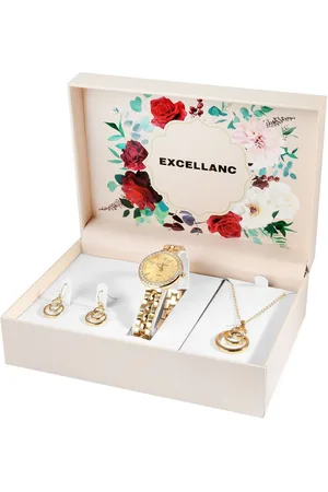 Excellanc Schmuckset 1800230 Geschenkset mit Damenuhr, Halskette und (Einzeln) - Verkäufer: Shaghafi GmbH