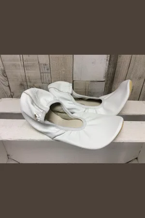 LICO Gymnastik Schuh weiß Leder Gummizug Ballettschuhe Tanzschuhe Sneaker - Verkäufer: Littmann