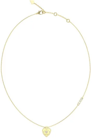 Guess Kette mit Anhänger Charmante vergoldete Halskette Amore JUBN05056JWYGT/U - Verkäufer: Peach-Online-Mall