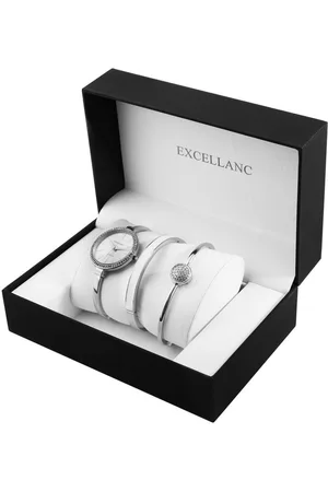 Excellanc Schmuckset EX0597 Damengeschenkset mit Armbanduhr und zwei (Einzeln, inkl. Schmuckbox) - Verkäufer: Shaghafi GmbH