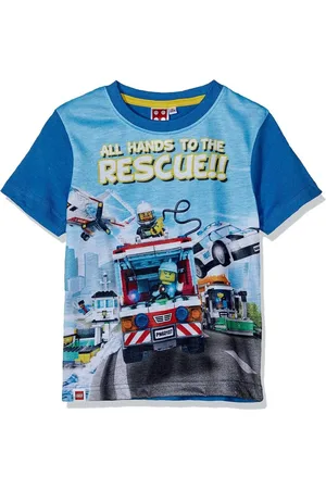 Lego Print-Shirt LEGO City Feuerwehr Jungen T-Shirt 4 6 8 10 Jahre Lego Kinderkleidung - Verkäufer: coole-fun-t-shirts