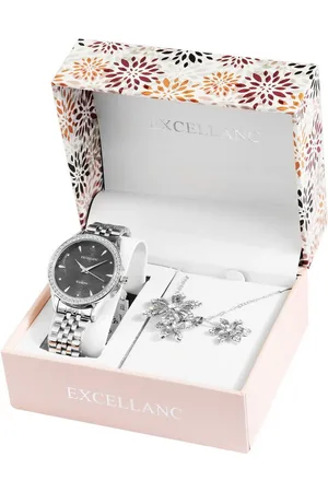 Excellanc Schmuckset 1800233 Geschenkset mit Damenarmbanduhr, Halskette und (Einzeln) - Verkäufer: Shaghafi GmbH